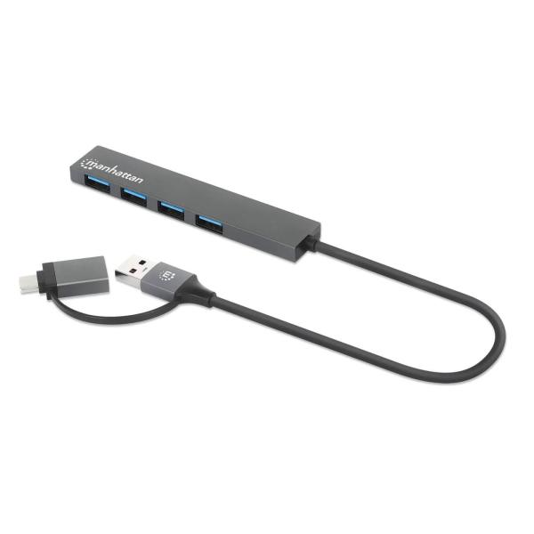 Imagen 1 del producto “181006 HUB USB-A-C  V3.2 4 Ptos A - 5 Gb ”