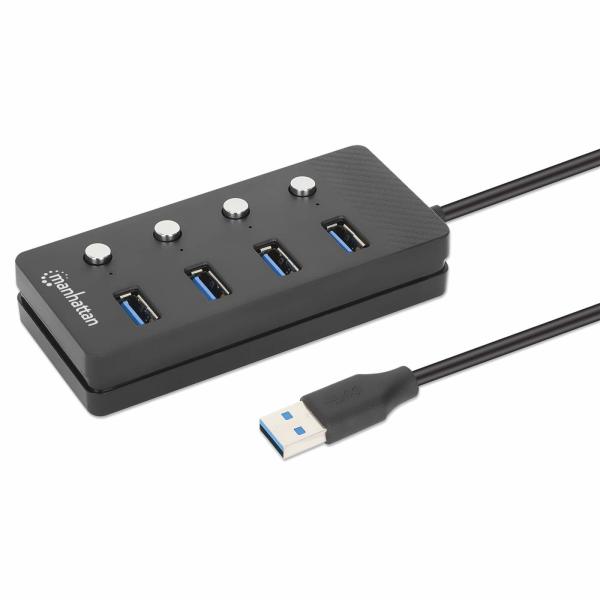 Imagen 1 del producto “180887 HUBUSB-A V3.2 4 Ptos Swith on/off - ”