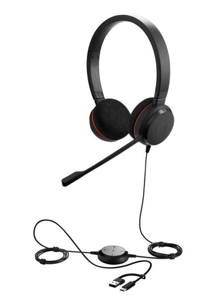Imagen 1 del producto “Jabra Evolve 20 Stereo MS - USB C/A Adapter SKU: 4999-823-169 ”