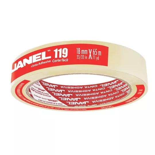 Imagen 1 del producto “Cinta JANEL Adhesiva 119 18x65 Transparente Código: 1191865100 - ”