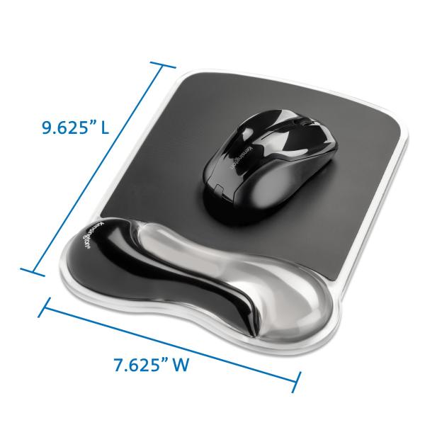 Imagen 1 del producto “Alfombrilla para Ratón y Reposamuñecas KENSINGTON K62399US - Negro/Gris ”