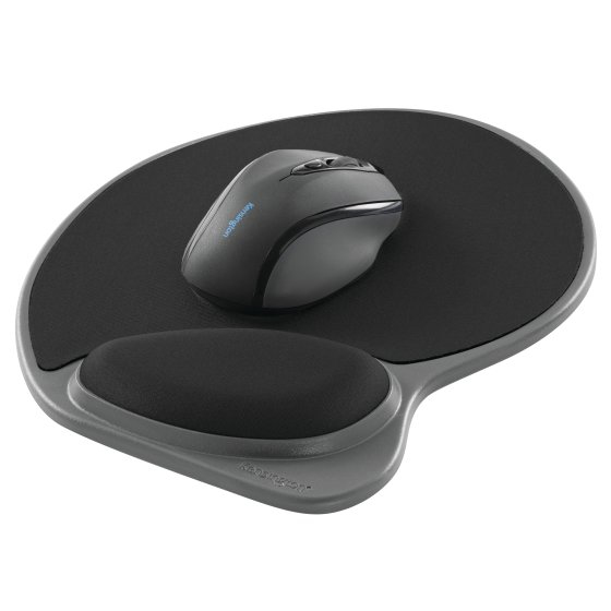 Imagen 1 del producto “Mousepad con descansa Muñecas de Gel  KENSINGTON P8691 - Negro, Monótono ”