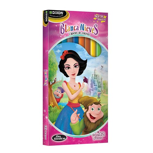 Imagen 1 del producto “Colores Blanca Nieves C/12 Largos 21050 Lapimex - ”