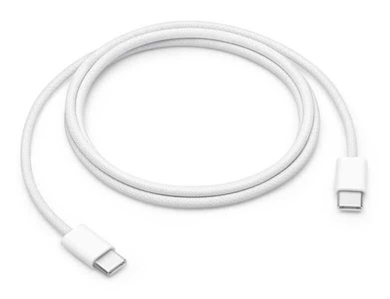Imagen 1 del producto “Cable de Carga MW493AM/A Este cable de carga de 1 metro tiene un diseño trenzado y conectores USB-C en ambos extremos - ”