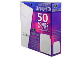Imagen 1 del producto “Sobre para CD HA0126 MAPASA. Caja con 50 piezas. 2.7x12.7cm. Color Blanco. - ”