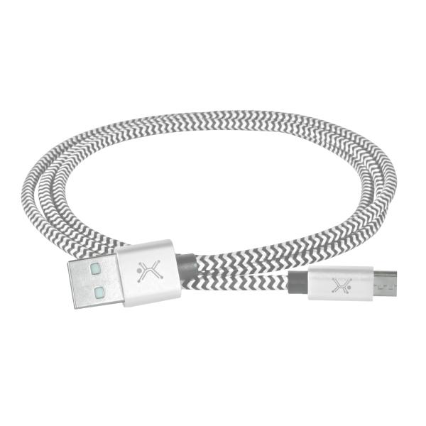 Imagen 1 del producto “Cable USB A  Micro USB PERFECT CHOICE PC-101680 - Plata ”