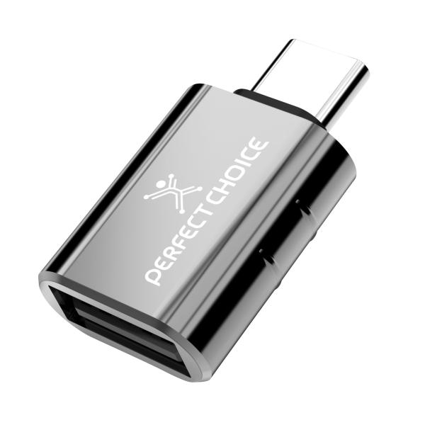 Imagen 1 del producto “Adaptador USB tipo C a tipo USB A PERFECT CHOICE PC-101291 - Negro ”