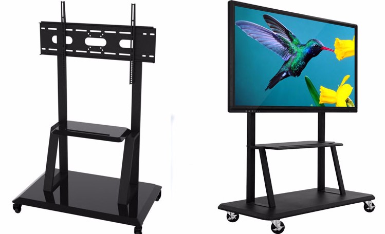 Imagen 1 del producto “Soporte Movible Multimedia Screens JC-SUPIT - Negro, Pantallas Interactivas ”