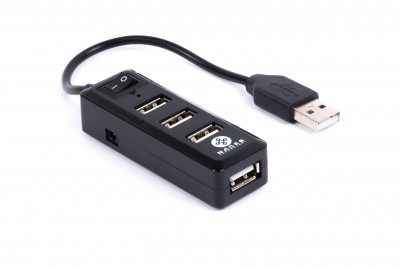 Imagen 1 del producto “Hub USB Naceb Technology - USB, USB A, Negro ”