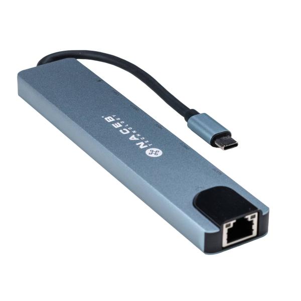 Imagen 1 del producto “Adaptador Hub Tipo C Naceb 8 EN 1 NA-0128 - ”