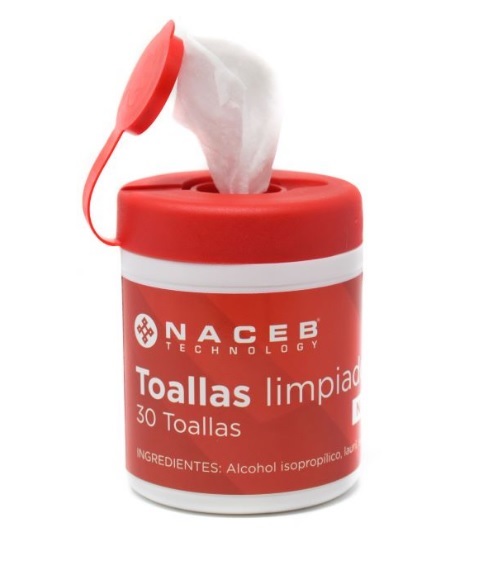 Imagen 1 del producto “Toallas Naceb Naceb Technology NA-0801 - Rojo, Paños húmedos, Computadoras ”