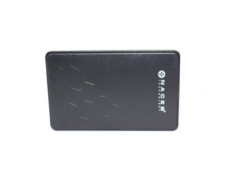 Imagen 1 del producto “Gabinete Disco Duro Naceb Technology NA-0107 - 1 TB, USB 3.0, 2.5 pulgadas, Negro ”