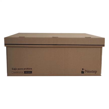 Imagen 1 del producto “Caja para Archivo de  Cartón Nextep NE-058O Tamaño Oficio con 12 piezas dimensiones de caja armada - ”