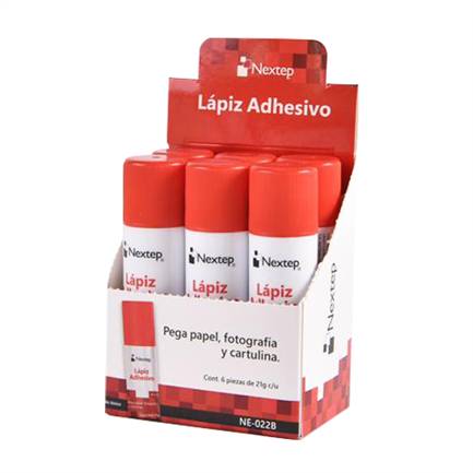 Imagen 1 del producto “Lápiz Adhesivo Nextep NE-022B  de 21 gramos con 6 piezas - ”