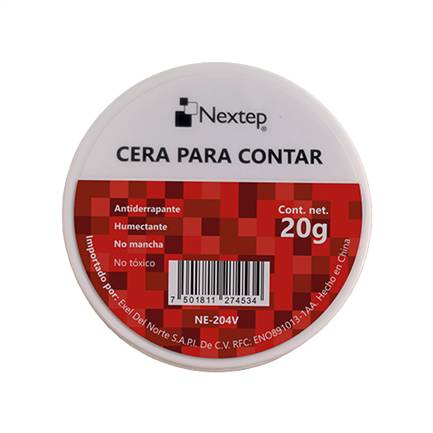 Imagen 1 del producto “Cera para Contar Nextep NE204V Antiderrapante para dedos 20Gr - ”