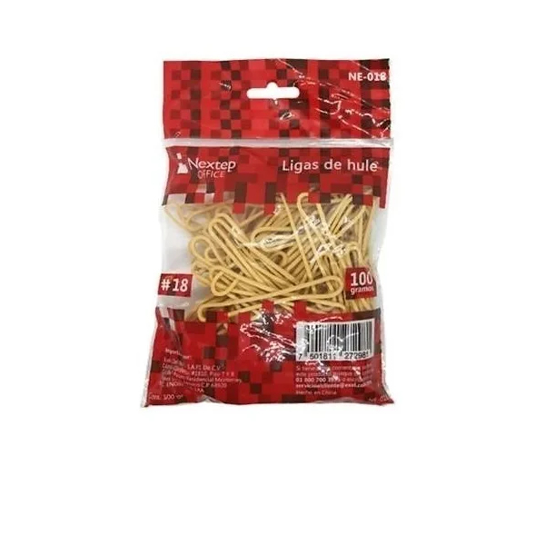 Imagen 1 del producto “Ligas Nextep NE018 #18 (8cm) C/100 gr - ”