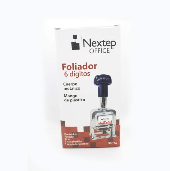 Imagen 1 del producto “Foliador Nextep Acero 6 Dígitos  NE-166 - ”