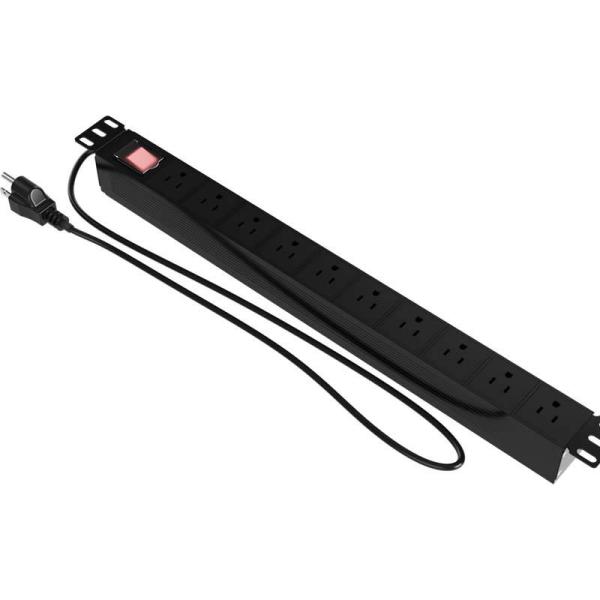 Imagen 1 del producto “PDU - rackeable 9 tomacorrientes, 125VCA, 15A, con supresor de sobretensión NPD-11U9N15A ”