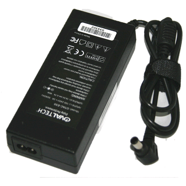 Imagen 1 del producto “Cargador / Adaptador para Laptop OTAC-E59 OVALTECH de 90W 19.5V-4.74A (6.0*4.4) - ”