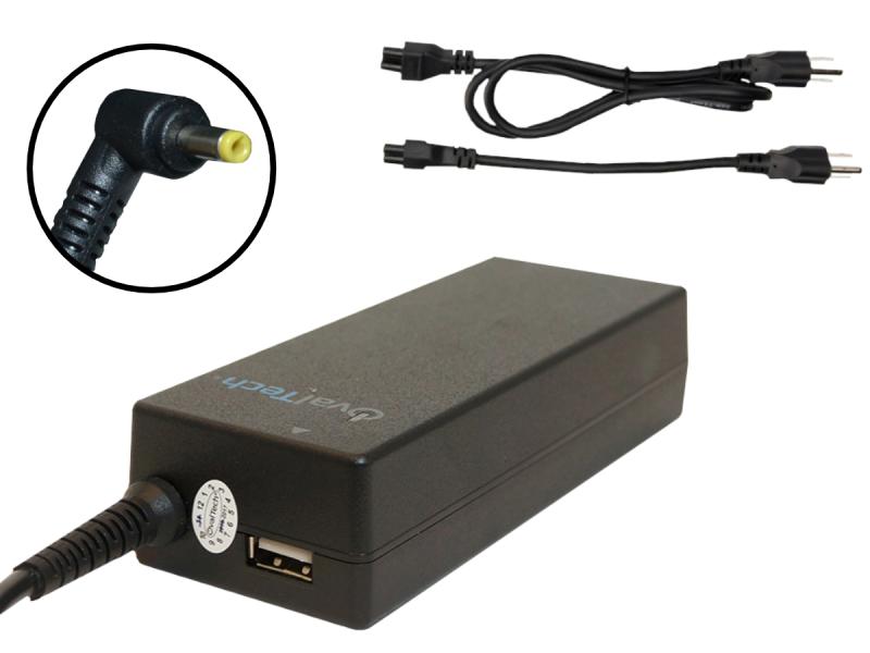 Imagen 1 del producto “Cargador / Adaptador para Laptop OTAC-E67 OVALTECH de 65W 20V/3.25A (4.0*1.7) - ”