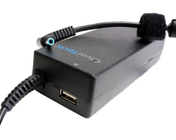Imagen 1 del producto “Cargador / Adaptador para Laptop OTAC-E76 OVALTECH de 90W 19.5V 4.62A (4.5*3.0) Punta Azul - ”