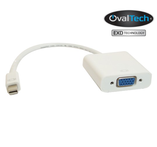 Imagen 1 del producto “Adaptador Mini DisplayPort  a VGA OVALTECH OVMDP-VGA OVMDP-VGA - ”