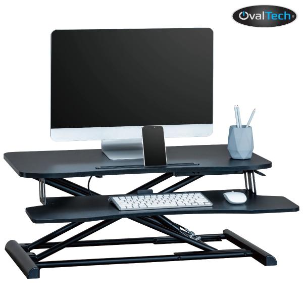 Imagen 1 del producto “Estación de Trabajo De Pie Y Sentado OVDESK-800MM OVALTECH de dimensiones 800x400mm - ”