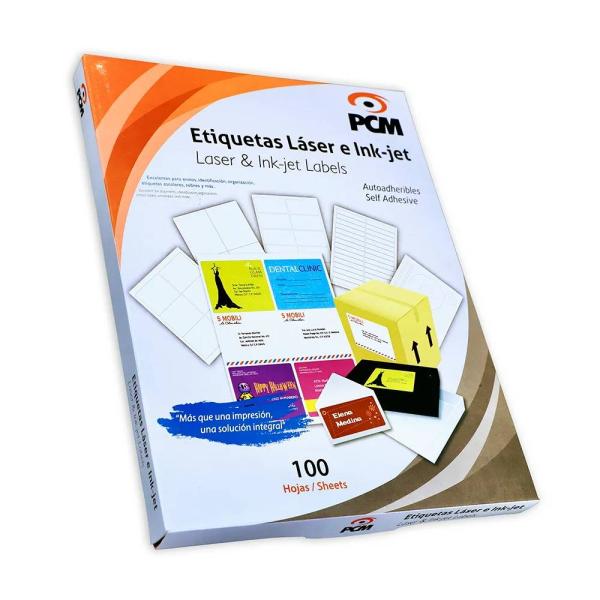 Imagen 1 del producto “Etiqueta LASER PL5163100 4 pulgadas X 2 pulgadas C/100 - ”