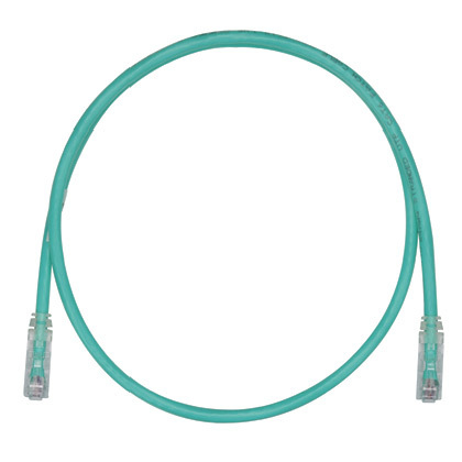 Imagen 1 del producto “Cable de Parcheo PANDUIT UTPSP7GRY 7 pies de largo - Categoría 6, color VERDE. ”