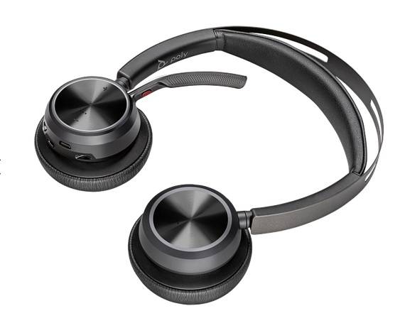 Imagen 1 del producto “HP Poly Voyager Focus 2 - Bluetooth para moviles y computadora, con cable USB-C/A ”