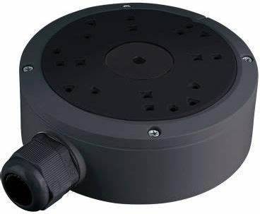 Imagen 1 del producto “Caja de Conexiones para exterior - compatible con  camaras AHD e IP, Aprueba de Agua IP66, Color Negro. ”