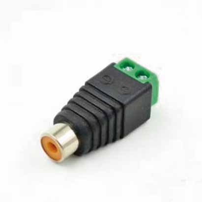 Imagen 1 del producto “QIAN CONECTOR CAT5-CAT6 DE UTP AUDIO - VIDEO / RCA HEMBRA /VIDEO PARA CCTV PIN2  VIDEOVIGILANCIA MOD. QAY-60305 ”