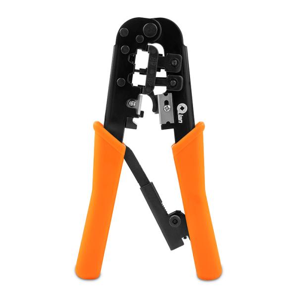 Imagen 1 del producto “QIAN PINZA PONCHADORA 3 EN 1 PARA CABLE UTP CAT3 - CAT5, CAT5E, CAT6 CONECTORES RJ11 Y RJ45, PELADO, CORTE, PRENSADO MOD. QYZ-042CT ”