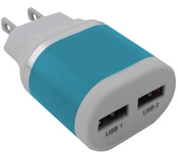 Imagen 1 del producto “Cargador USB BROBOTIX 161264A - USB, Turquesa ”