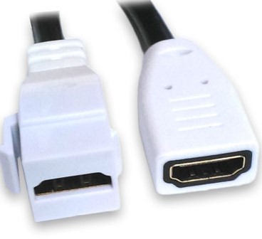 Imagen 1 del producto “Jack HDMI BROBOTIX 104691 - HDMI, Color blanco ”