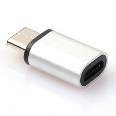 Imagen 1 del producto “Adaptador  BROBOTIX 235694 - USB C, Micro USB, Negro, Plata ”