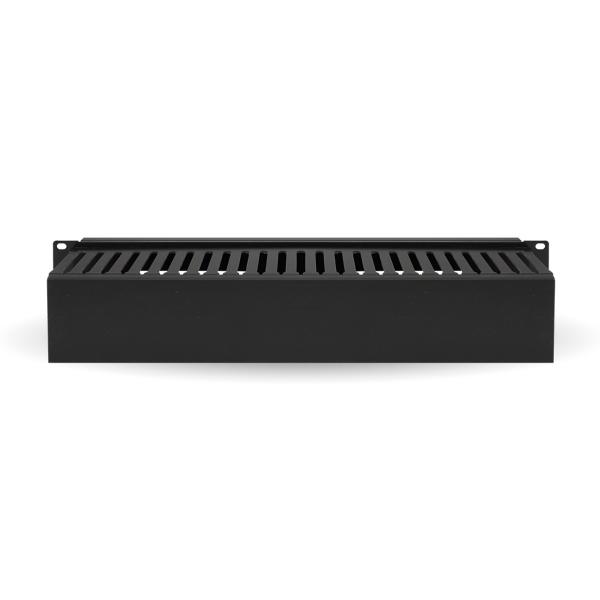 Imagen 1 del producto “Organizador Metálico Horizontal de 2U BROBOTIX 830878 - Negro, Acero, 2U ”
