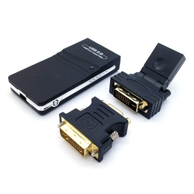 Imagen 1 del producto “Convertidor USB a DVI/HDMI/SVGA 1920x1080 BROBOTIX 171920 - ”