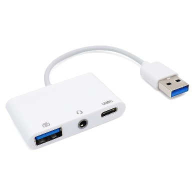 Imagen 1 del producto “Convertidor USB V3.0 a USB Tipo A BROBOTIX 6000335 - Blanco ”