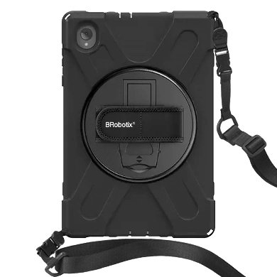 Imagen 1 del producto “FUNDA PROTECTOR C/CORREA - USO RUDO, GIRO 360º, P/LENOVO TAB M10, 10.3, C/MICA, X606F/X606X/X6C6F/X6C6X/X6C6NBF/K10/M10 PLUS 2DA GEN, BROBOTIX 6005194 ”