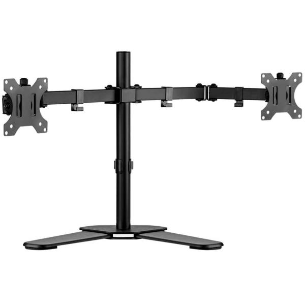 Imagen 1 del producto “Soporte para Monitor LCD - de 2 Brazos, de 13 a 32 Pulgadas, Sobre Escritorio, Resistencia 8 KG C/U, BROBOTIX 963203 ”