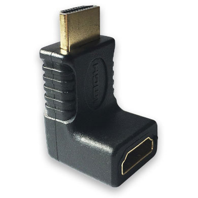 Imagen 1 del producto “COPLE  HDMI MACHO-HEMBRA - ADAPTADOR DE 90 GRADOS 104615 RBT ”