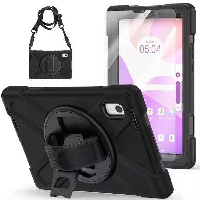 Imagen 1 del producto “FUNDA PROTECTOR C/CORREA - USO RUDO Y GIRO 360° P/LENOVO M9 2023 TB-310FU, BROBOTIX, 6007310 ”