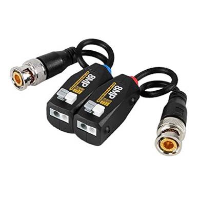 Imagen 1 del producto “Par de Transceptores Pasivos - BNC CCTV VIDEO BALUN, soporta CVI/AHD/TVI/CVBS, Resolución de 720p a 8MP, UTP CAT5e, 6, 6e, c/TVS (supresor) BROBOTIX 6007471 ”