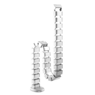Imagen 1 del producto “ORGANIZADOR DE CABLES EN VERTICAL ARTICULADO - MATERIAL ABS Y ACERO, COLOR PLATA, 6007143 BROBOTIX ”