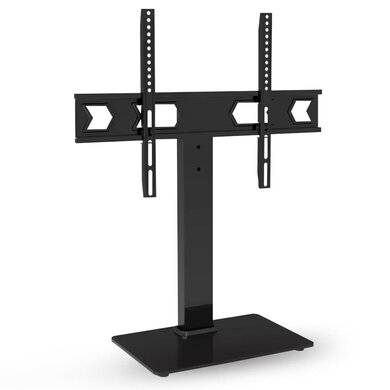 Imagen 1 del producto “SOPORTE TV PARA ESCRITORIO O MESA  CON BASE DE CRISTAL TEMPLADO - 37-75 PULGADAS, RESISTENCIA 45 KG, 6007778 BROBOTIX ”