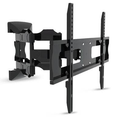 Imagen 1 del producto “SOPORTE PARA TV - DE PARED ARTICULADO DE 30 A 85 PULGADAS, DOBLE BRAZO, DE ACERO, RESISTENCIA 70KG, NEGRO, 6007808 BROBOTIX ”