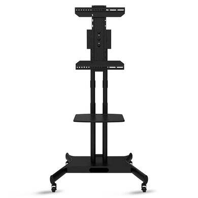 Imagen 1 del producto “SOPORTE DE PISO - MÓVIL, (DE CARRITO) PARA PANTALLA 32-86 PULGADAS EN POSICIÓN HORIZONTAL O VERTICAL, RESISTENCIA 50 KG, BROBOTIX 6007792 ”