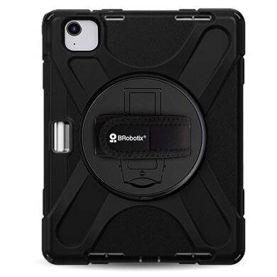 Imagen 1 del producto “FUNDA PROTECTOR C/CORREA - USO RUDO, GIRO 360°, PARA IPAD AIR 11 PULGADAS (M3) 2025, C/MICA, 406023, BROBOTIX ”