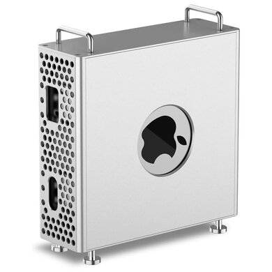 Imagen 1 del producto “GABINETE PARA MAC MINI M4 - ALUMINIO, COLOR PLATA, 406313, BROBOTIX ”